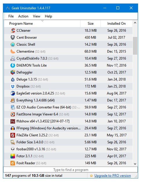 Best Free Program Uninstaller Software For Windows - Geek Uninstaller