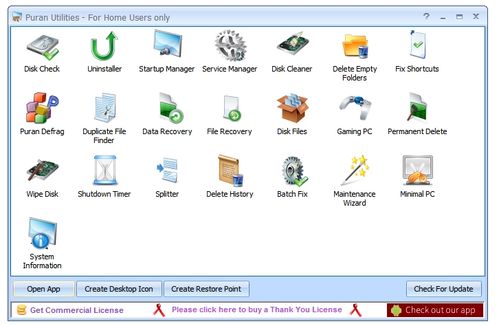 Best Free System Optimizer Software For Windows - Puran Utilities