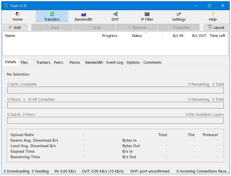 Best Free Torrent Client For Windows - Tixati