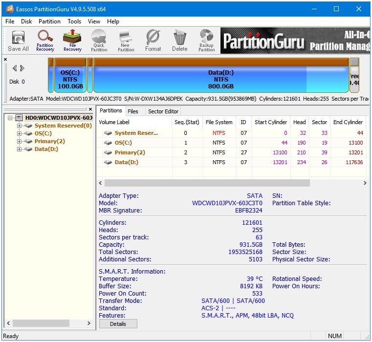 Best Free Partition Manager Software For Windows - PartitionGuru