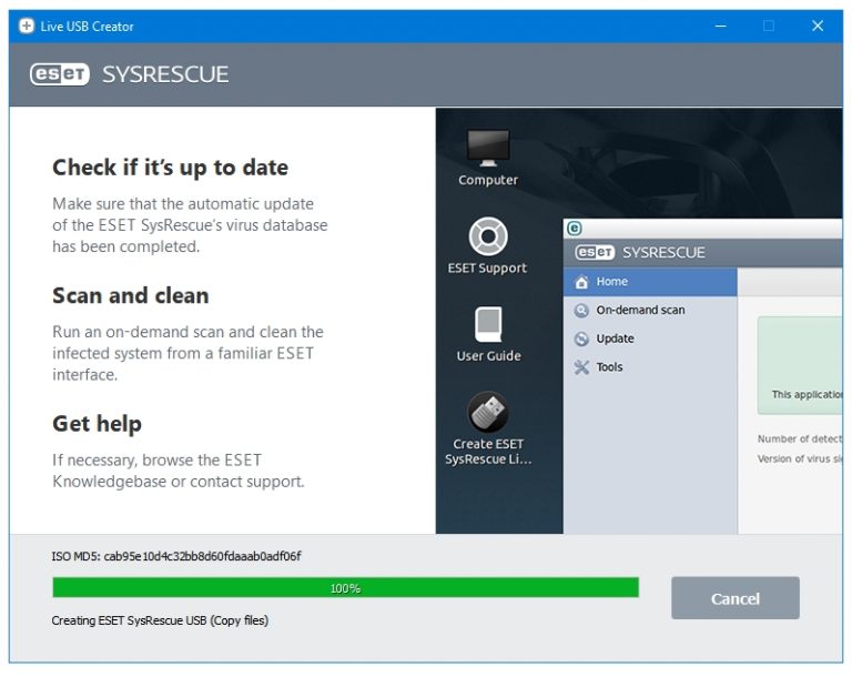 How to Create ESET SysRescue Live Rescue Disk for Windows PC. - PCInsider