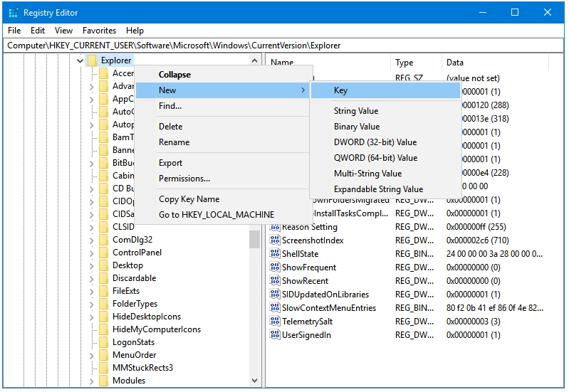 How to Create, Modify, and Delete Windows Registry Keys, Subkeys, and
