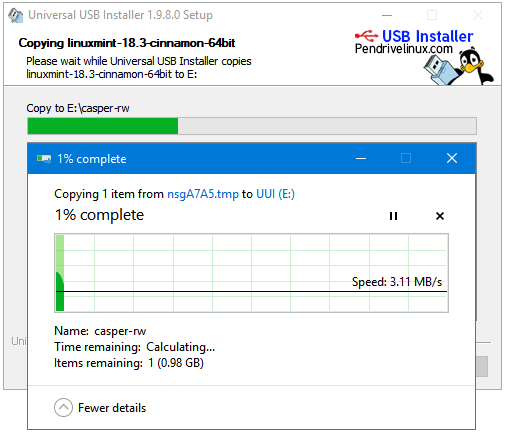 Create a Bootable Linux USB Drive with UUI - Universal USB in Windows -