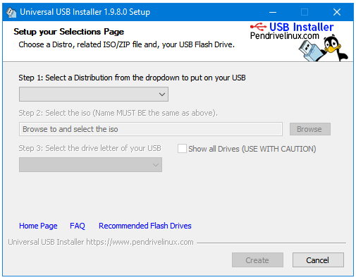 Create a Bootable Linux USB Drive with UUI - Universal USB in Windows -