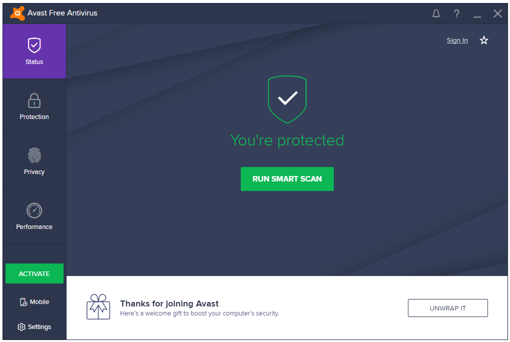 avast free antivirus review 2018