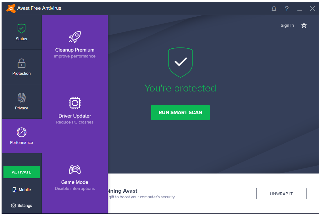 is avast any good optimizer