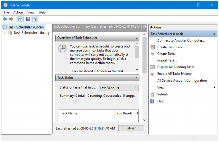 Run Windows Programs Automatically Using Task Scheduler. Schedule Tasks ...
