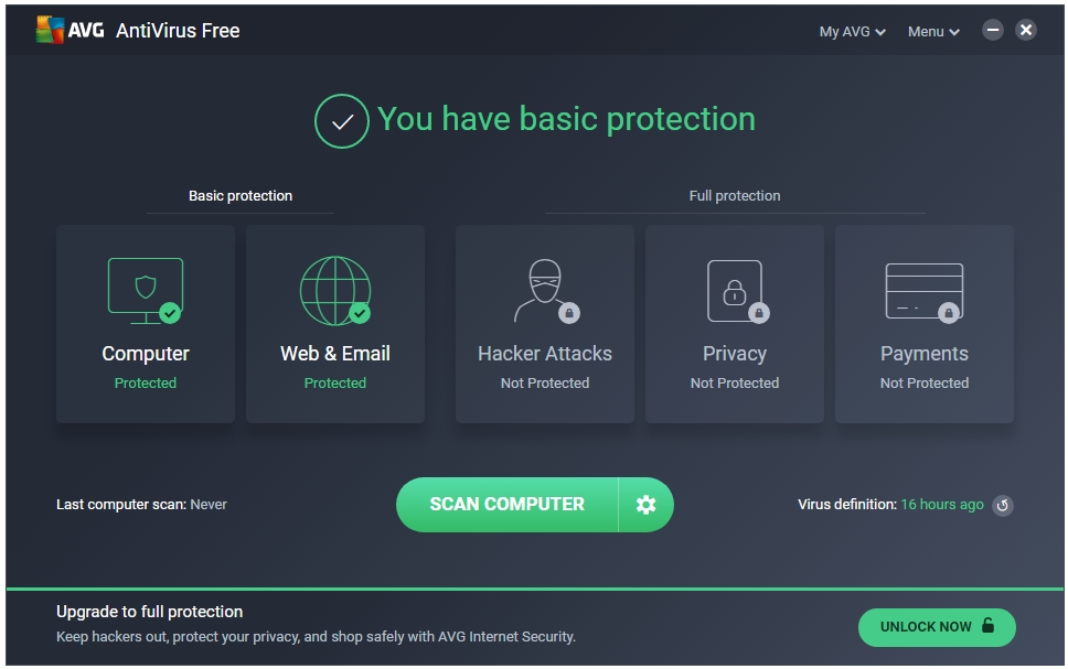 Best Free Antivirus For Windows - AVG AntiVirus Free