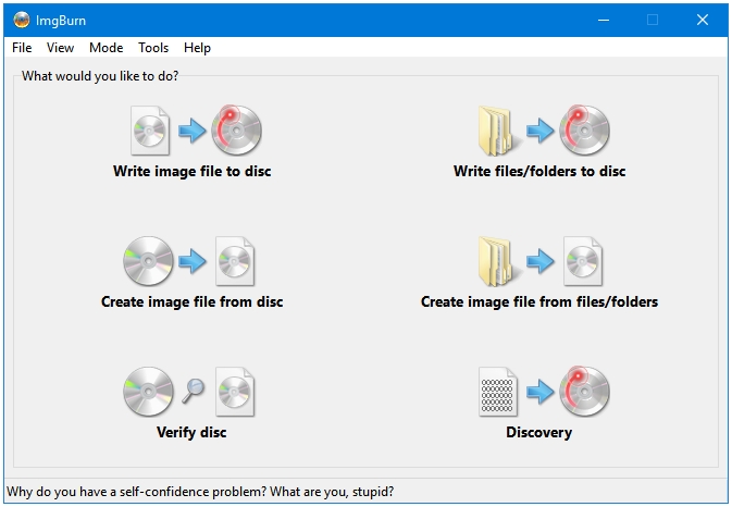 Best Free Disc CD DVD ISO Burning Software For Windows - ImgBurn