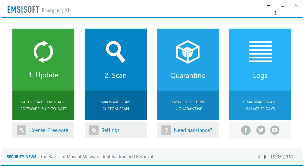 Best Free Second Opinion Malware Scanner And Removal Tools For Windows - Emsisoft Emergency Kit