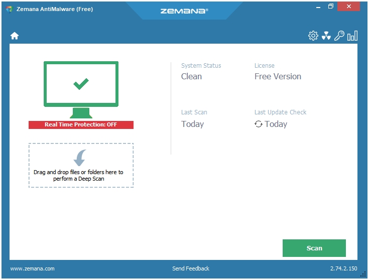 Best Free Second Opinion Malware Scanner And Removal Tools For Windows - Zemana AntiMalware (Free)
